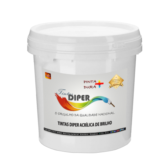 Diper Acrylic Gloss Paint for exterior and interior 0071P (Yellow)