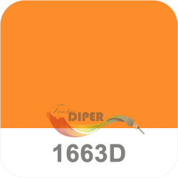Diper Acrylic Gloss Paint for exterior and interior 1663D (Orange)