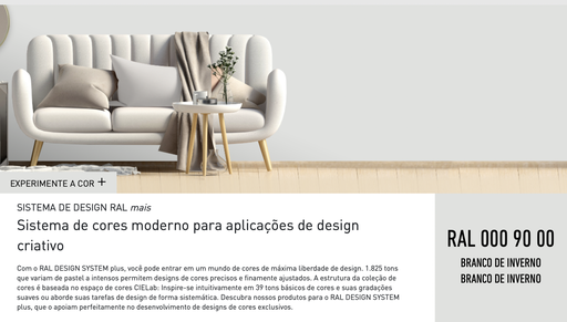 Branco De Inverno RAL 000 90 00 Tom Claro